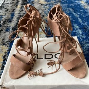 Strappy heels